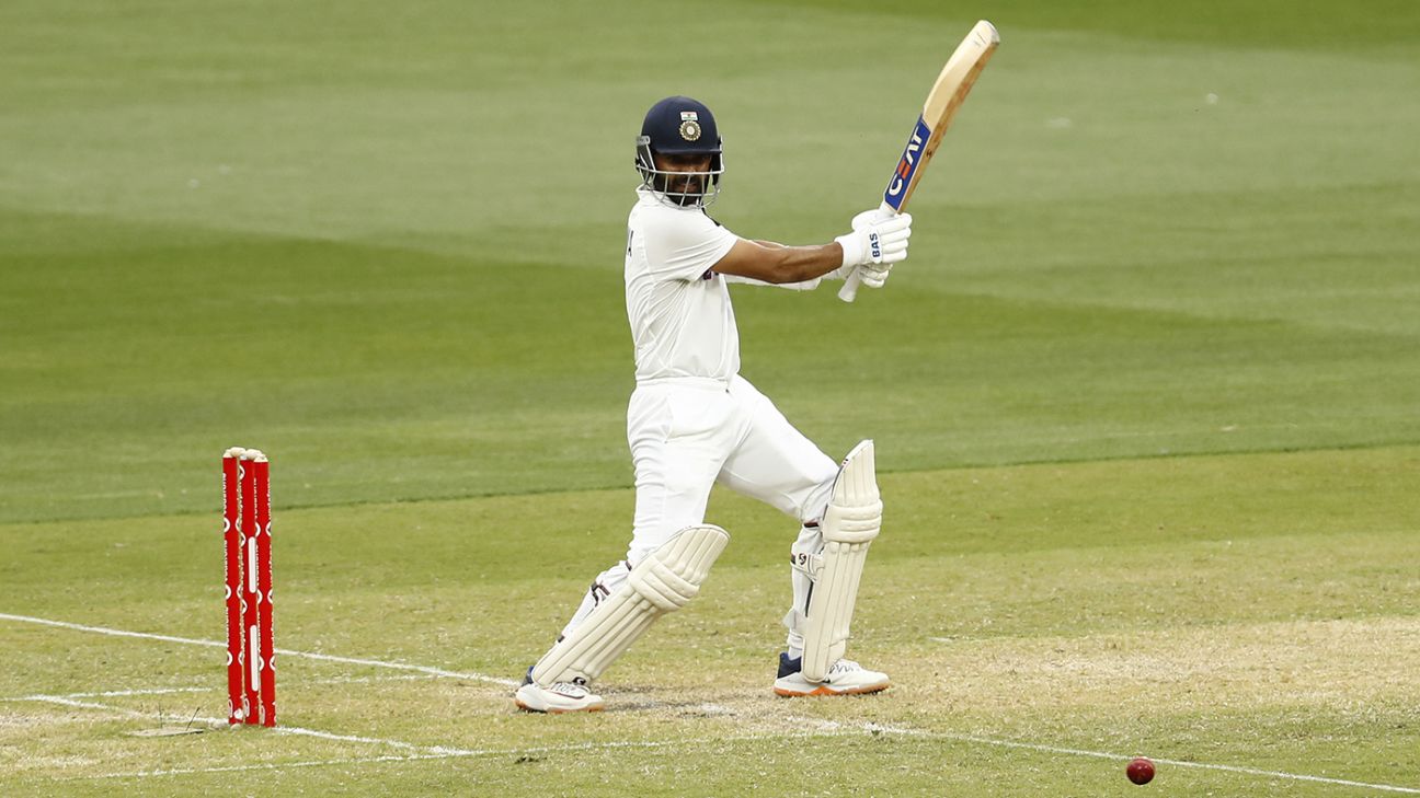 ESPNcricinfo Awards 2020 Test batting winner - Ajinkya Rahane, 112 vs ...