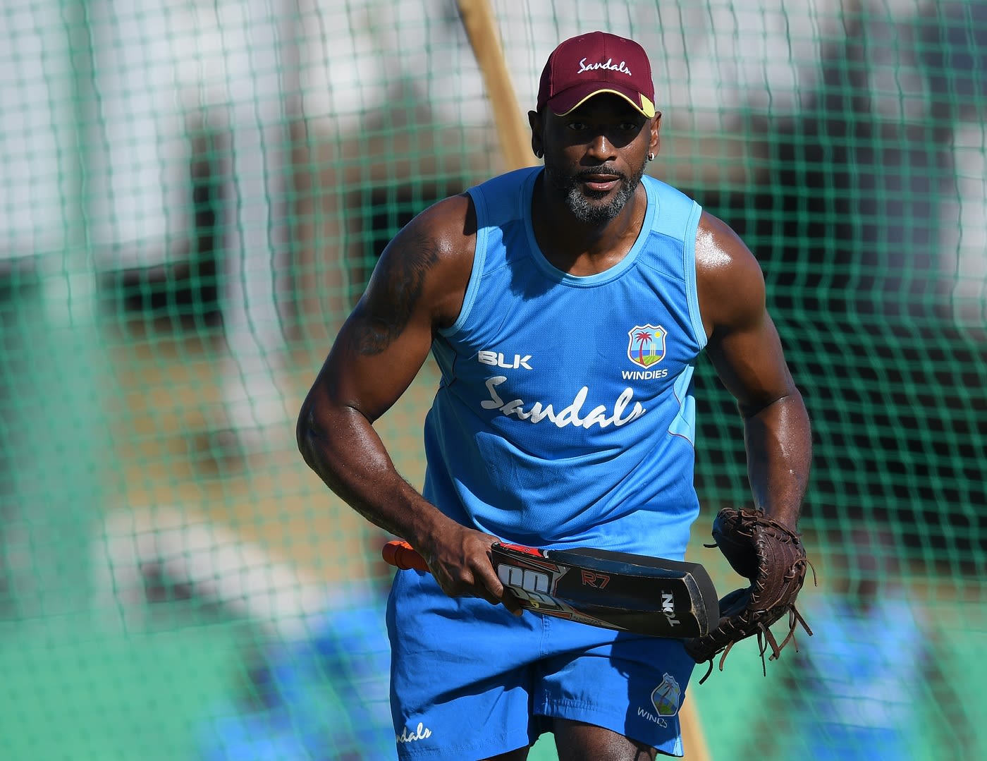 Floyd Reifer during a practice session