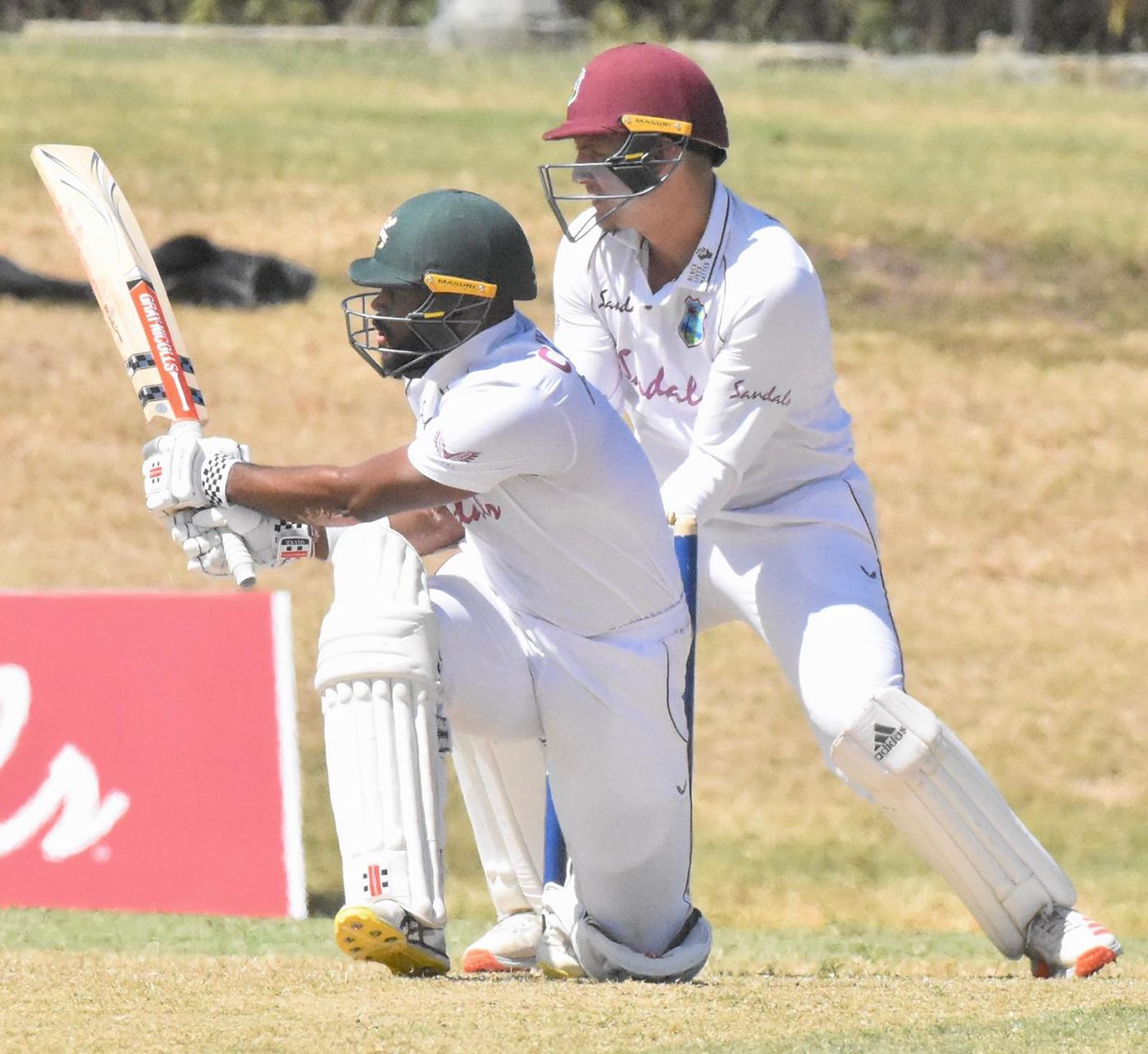John Campbell sweeps on his way to a century | ESPNcricinfo.com