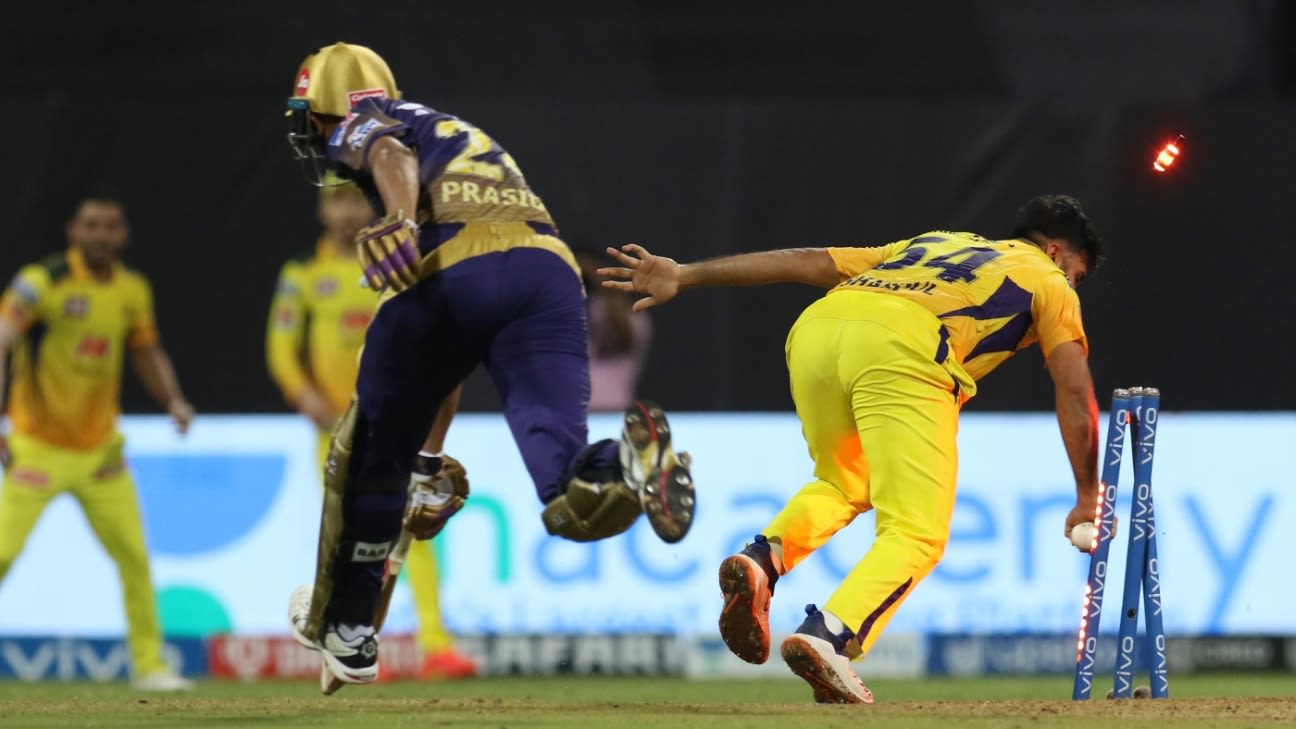 क्रिकेट स्कोरकार्ड - KKR Vs CSK 15वां मैच, IPL 2021 | स्कोर रिपोर्ट