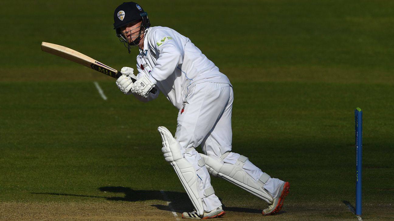 George Scrimshaw and Brooke Guest star as Derbyshire frustrate Sussex