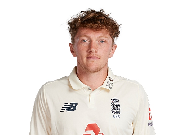 Dom Bess player page headshot cutout, 2021 | ESPNcricinfo.com