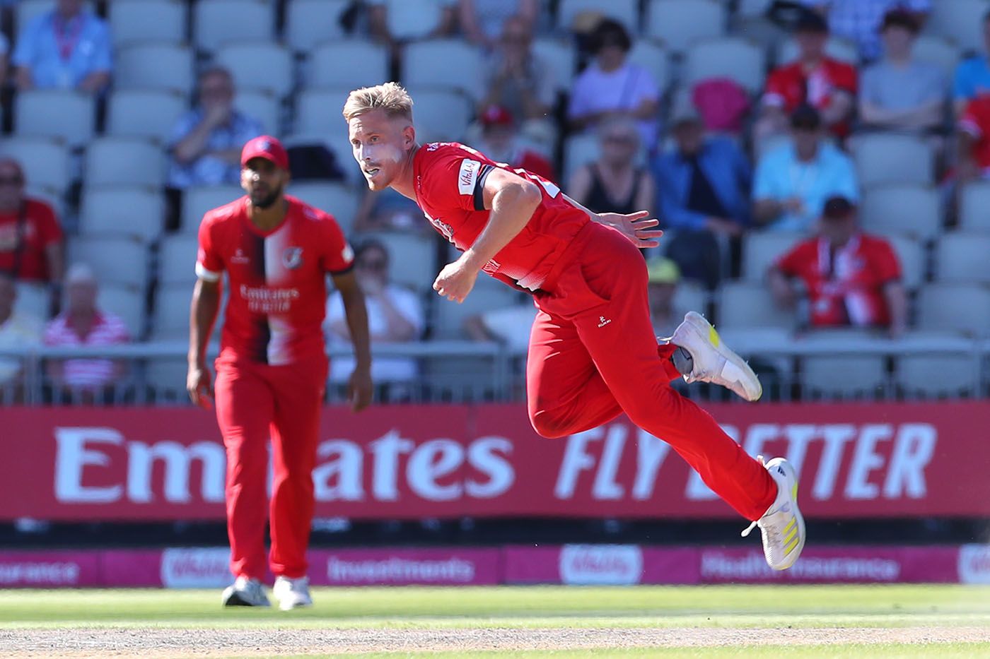 Luke Wood claimed four wickets