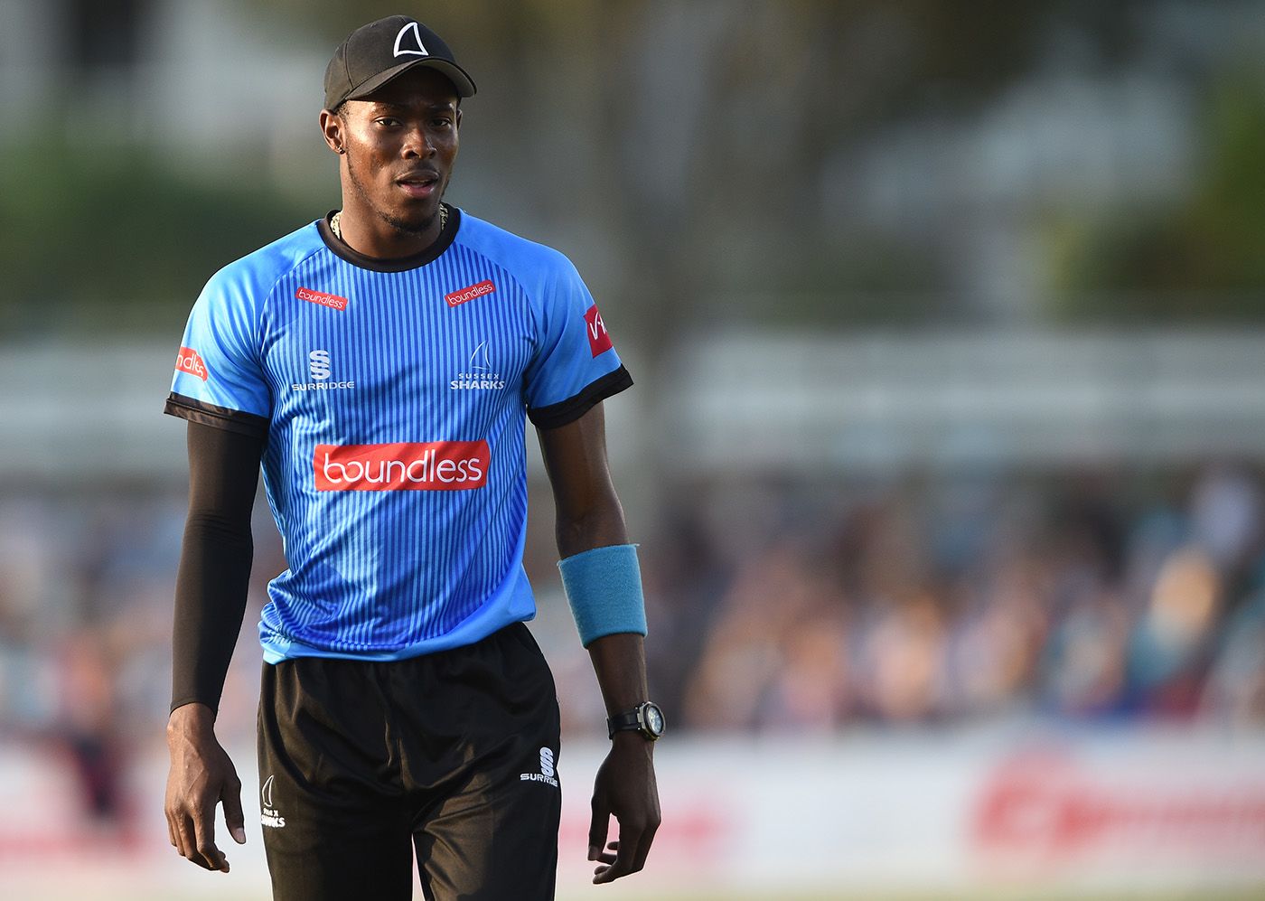 Jofra Archer looks on | ESPNcricinfo.com
