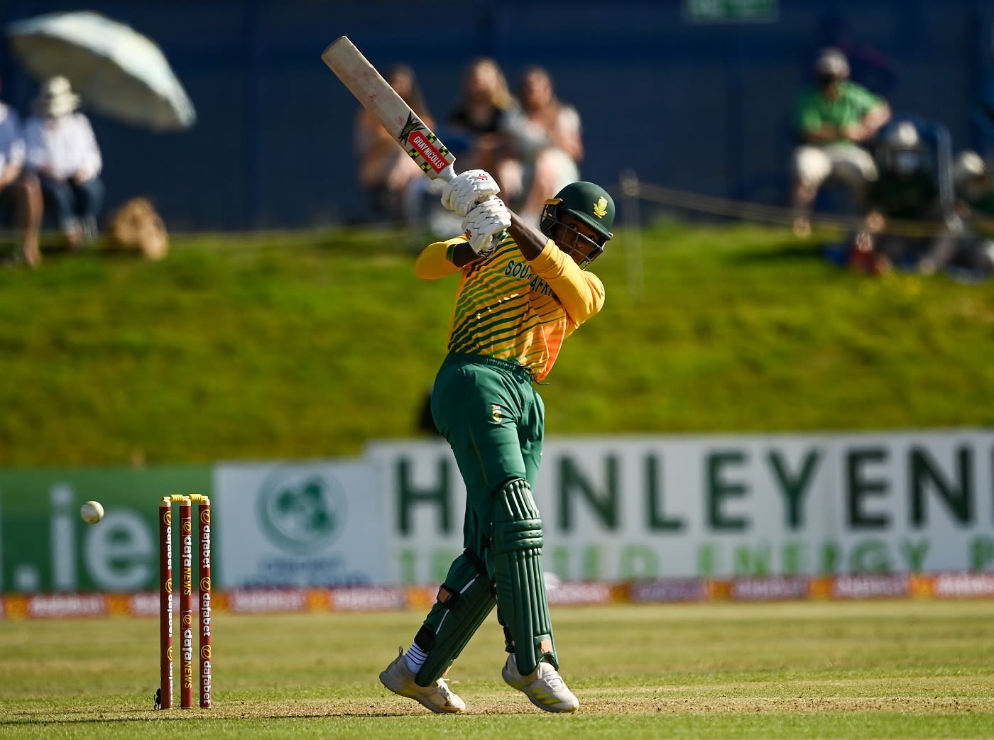 Kagiso Rabada was in full flow with the bat