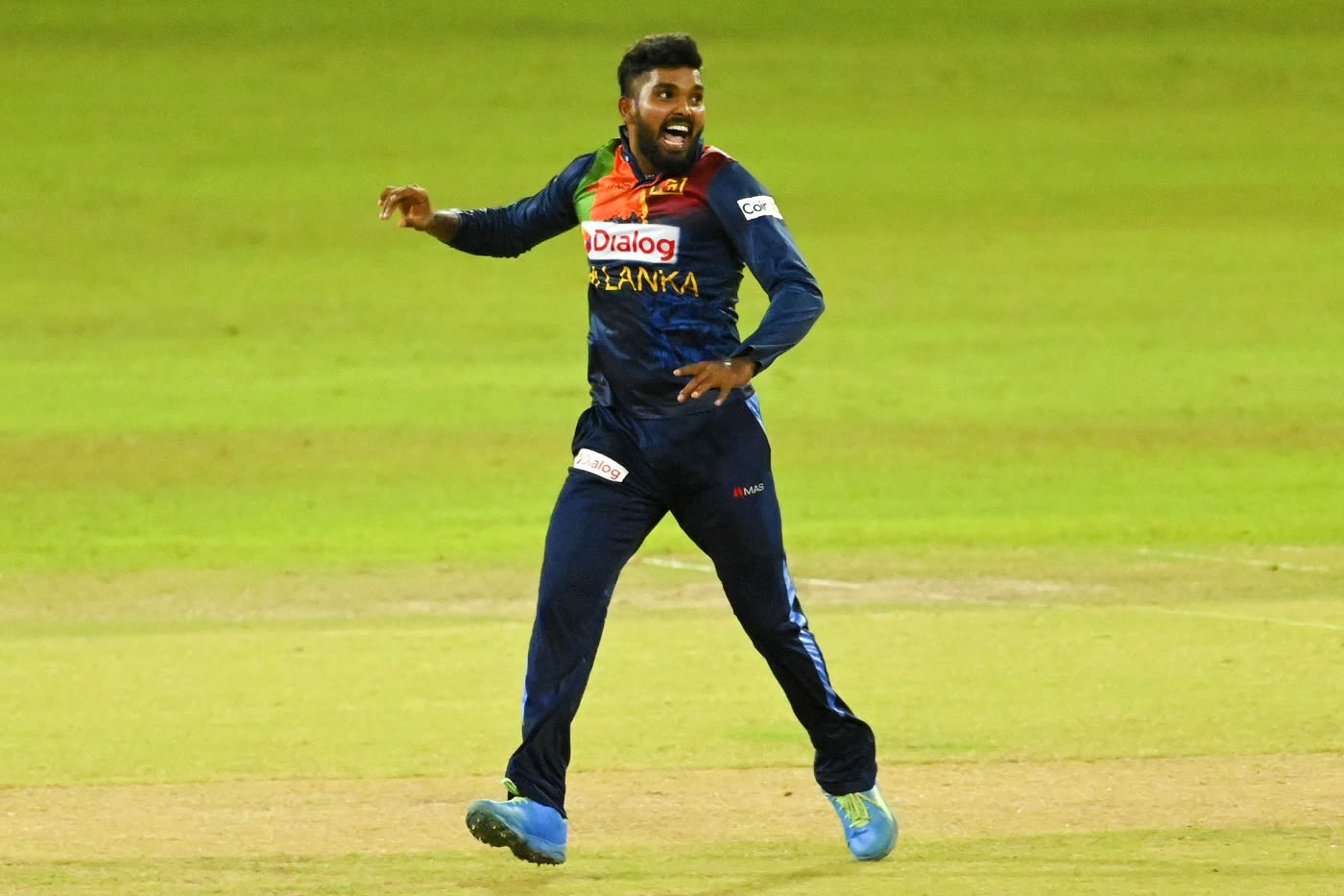 Wanindu Hasaranga of Sri Lanka poses for a headshot prior to the ICC  News Photo - Getty Images