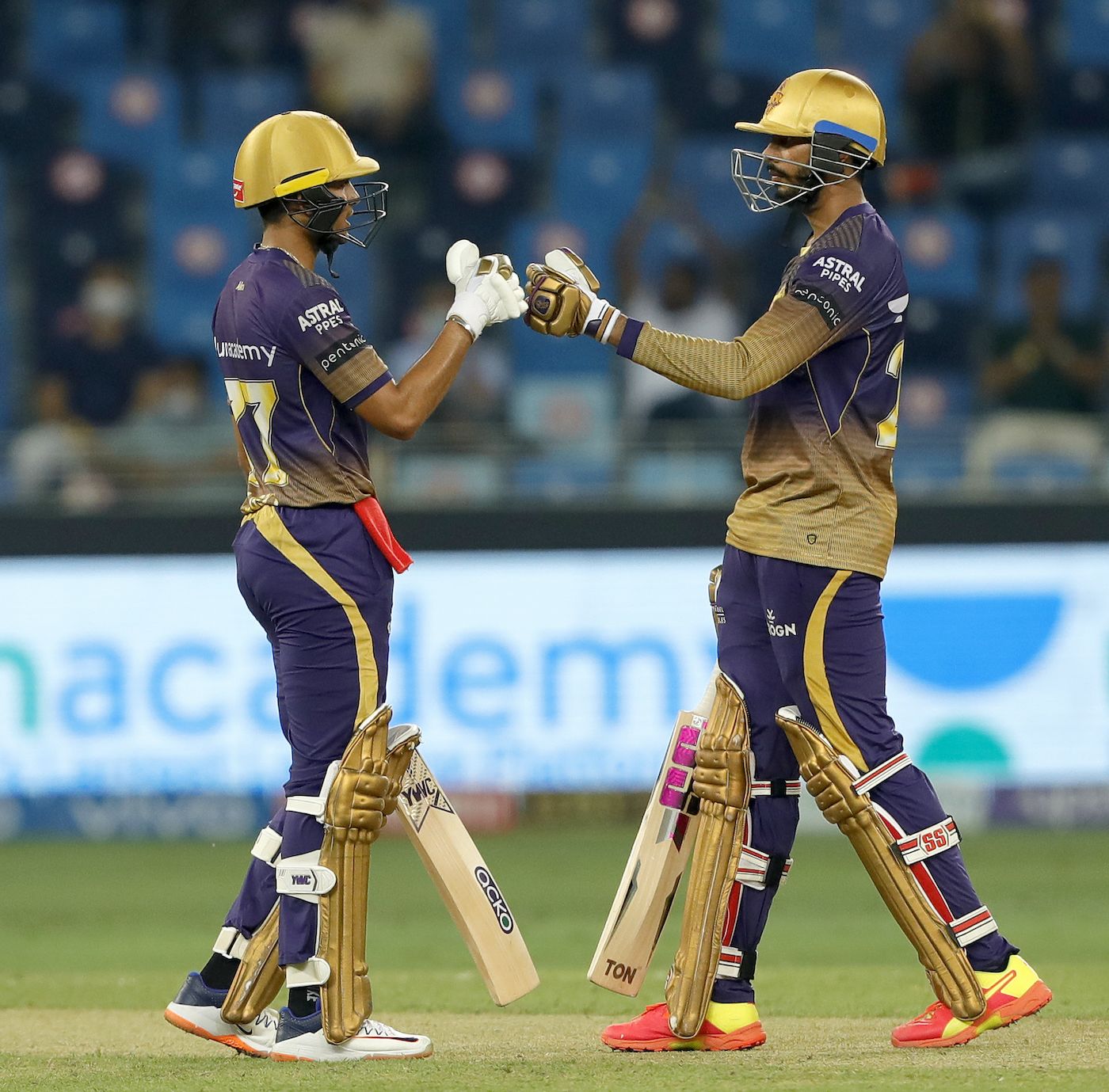 Shubman Gill and Venkatesh Iyer gave Knight Riders a solid start ...