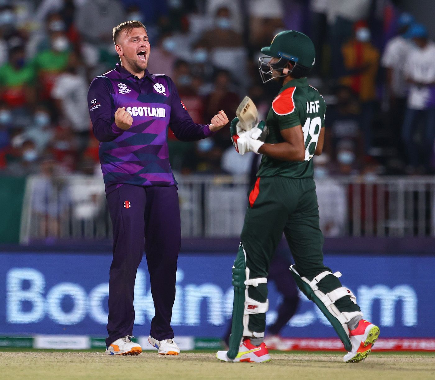 Mark Watt is pumped after getting rid of Afif Hossain | ESPNcricinfo.com Mark Watt is pumped after getting rid of Afif Hossain | ESPNcricinfo.com