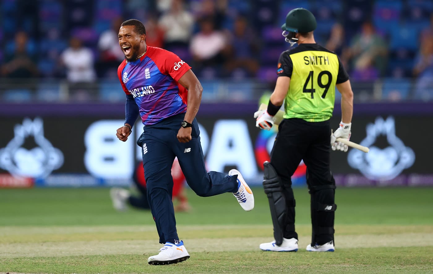 Chris Jordan celebrates dismissing Steven Smith | ESPNcricinfo.com