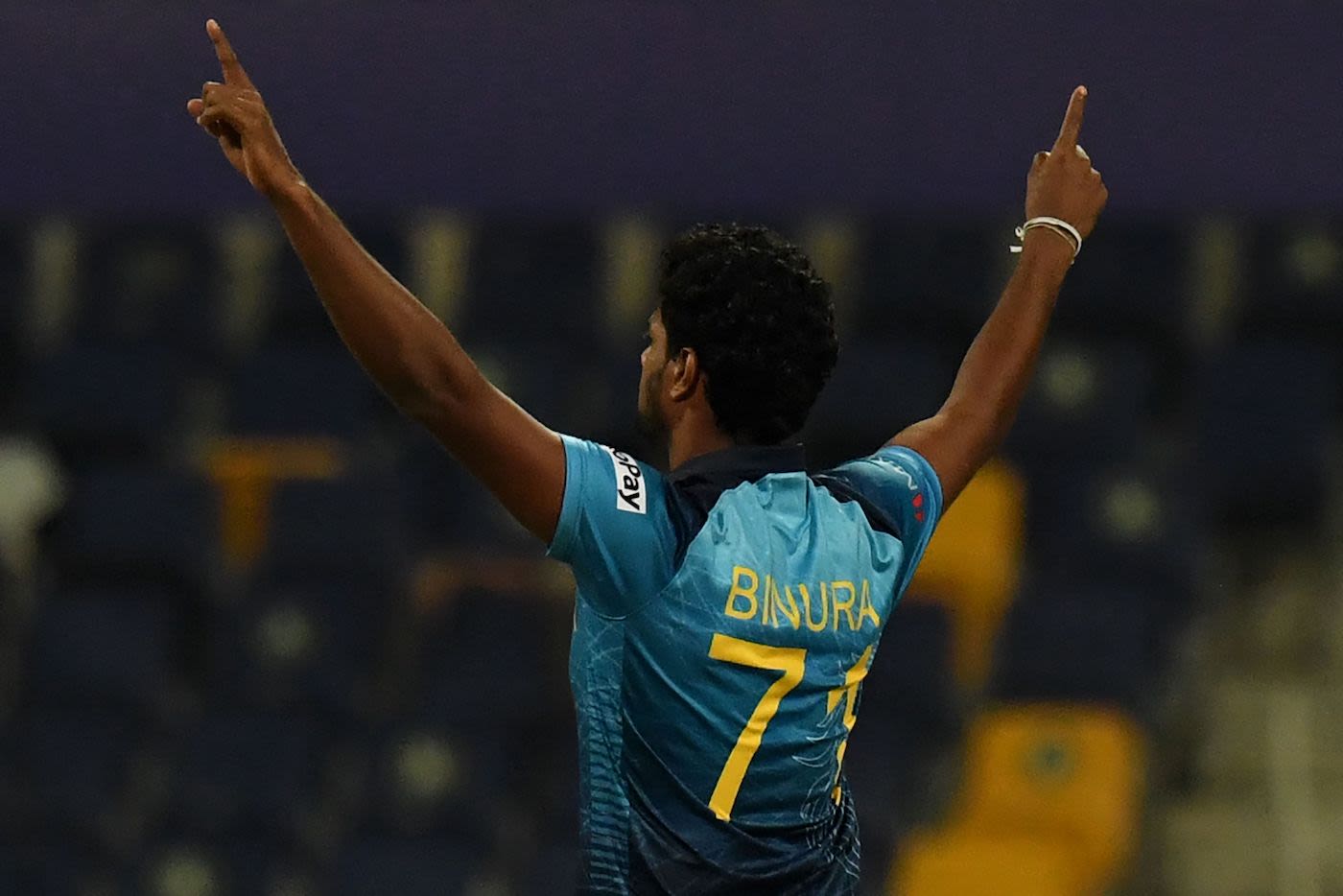 Binura Fernando of Sri Lanka poses for a headshot prior to the ICC News  Photo - Getty Images