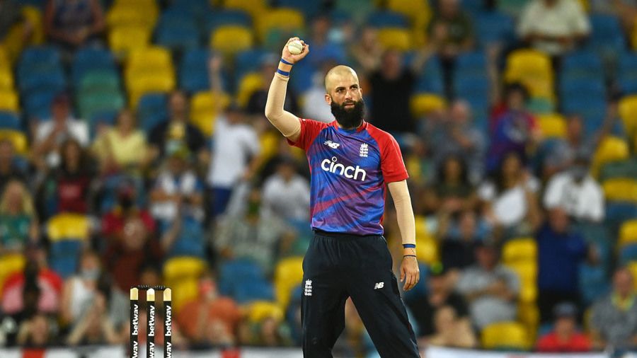 Moeen Ali claimed a T20I career-best 3-24 Getty Images