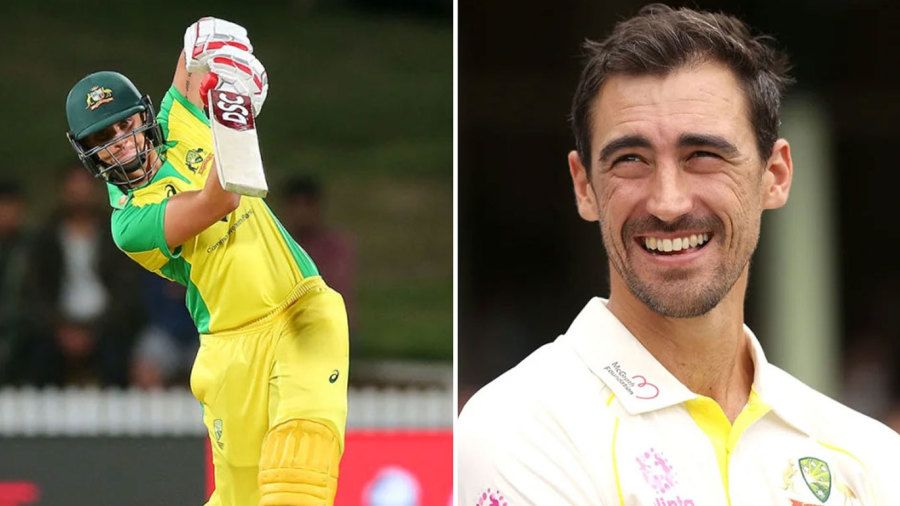 Ashleigh Gardner took Belinda Clark Award and Mitchell Starc the Allan Border Medal Getty Images