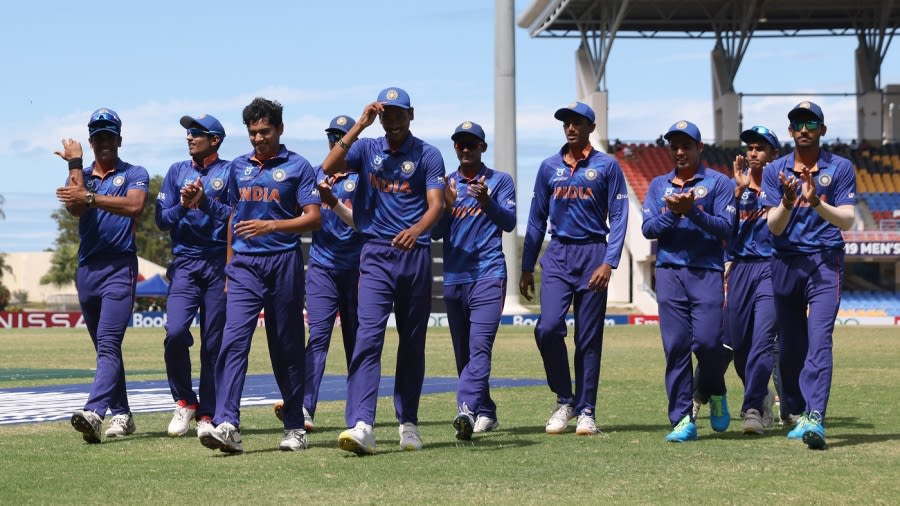 Recent Match Report England U19 Vs India U19 Final 21 22 Espncricinfo Com