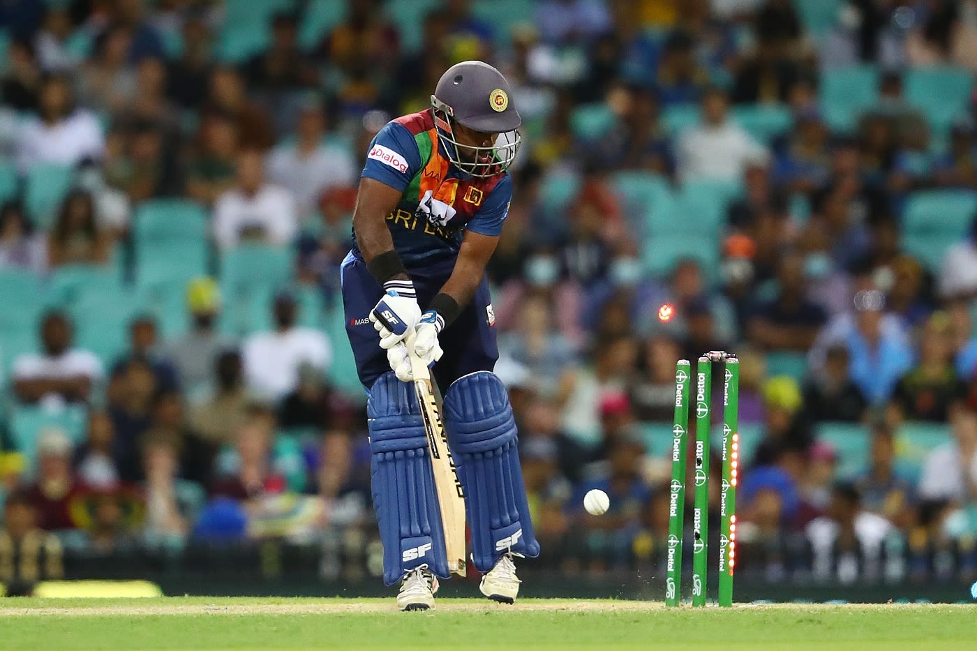 Charith Asalanka has his woodwork disturbed | ESPNcricinfo.com