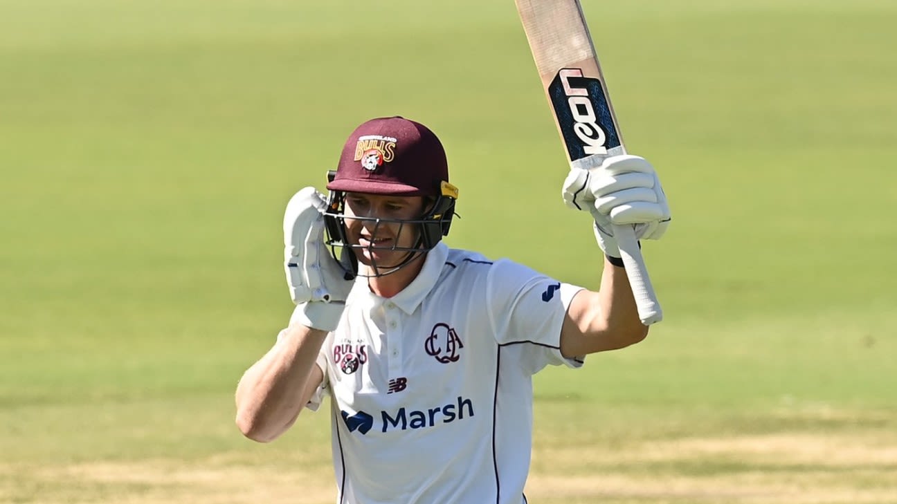 Jack Clayton’s 87* guides Queensland in 233 chase from tricky position