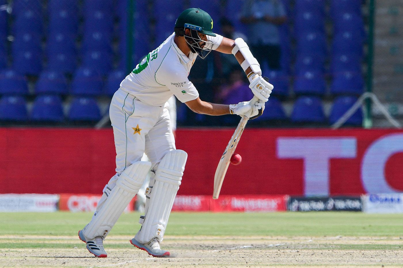 Azhar Ali Gets Behind The Line