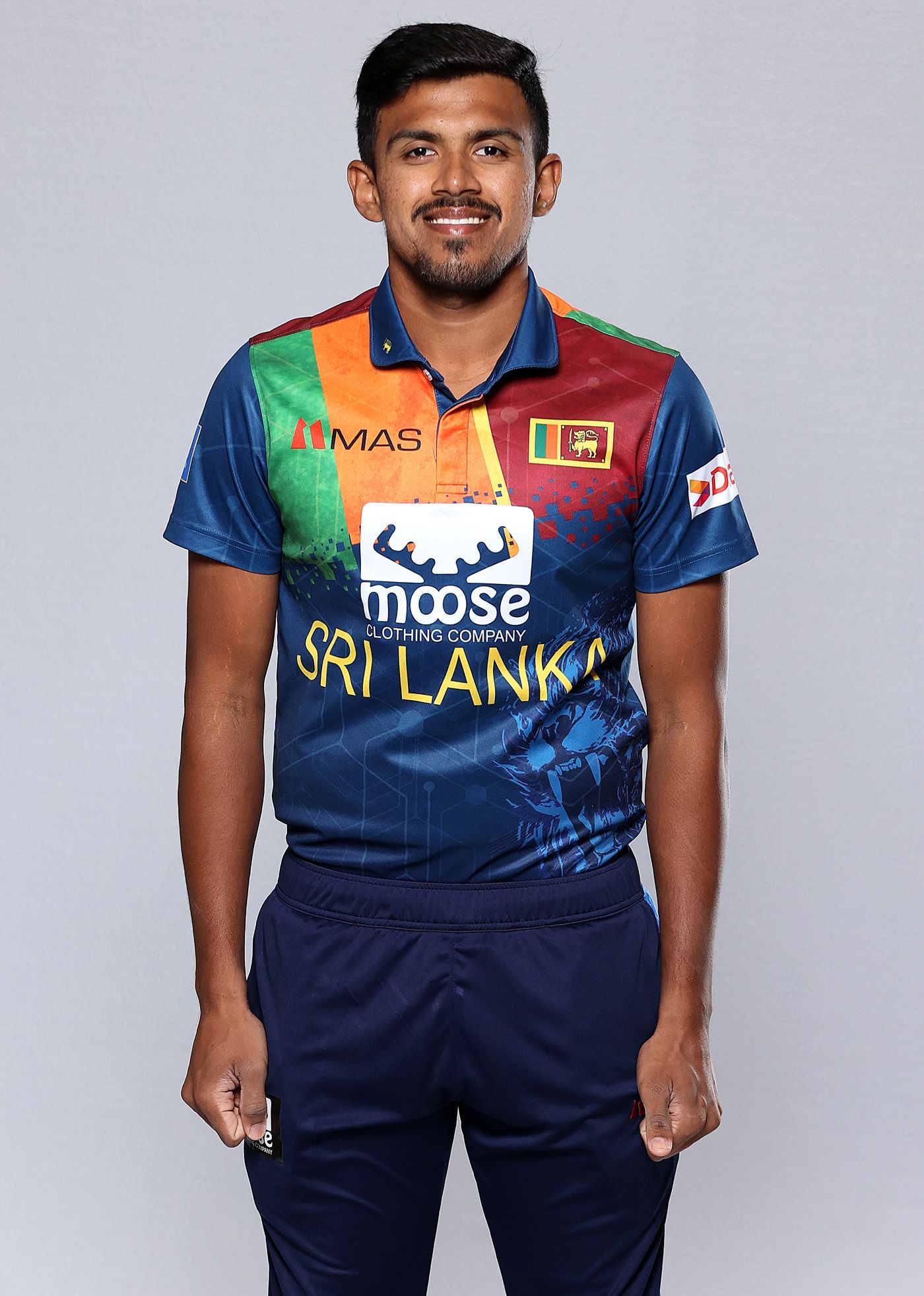 Mahesh Theekshana, player portrait | ESPNcricinfo.com