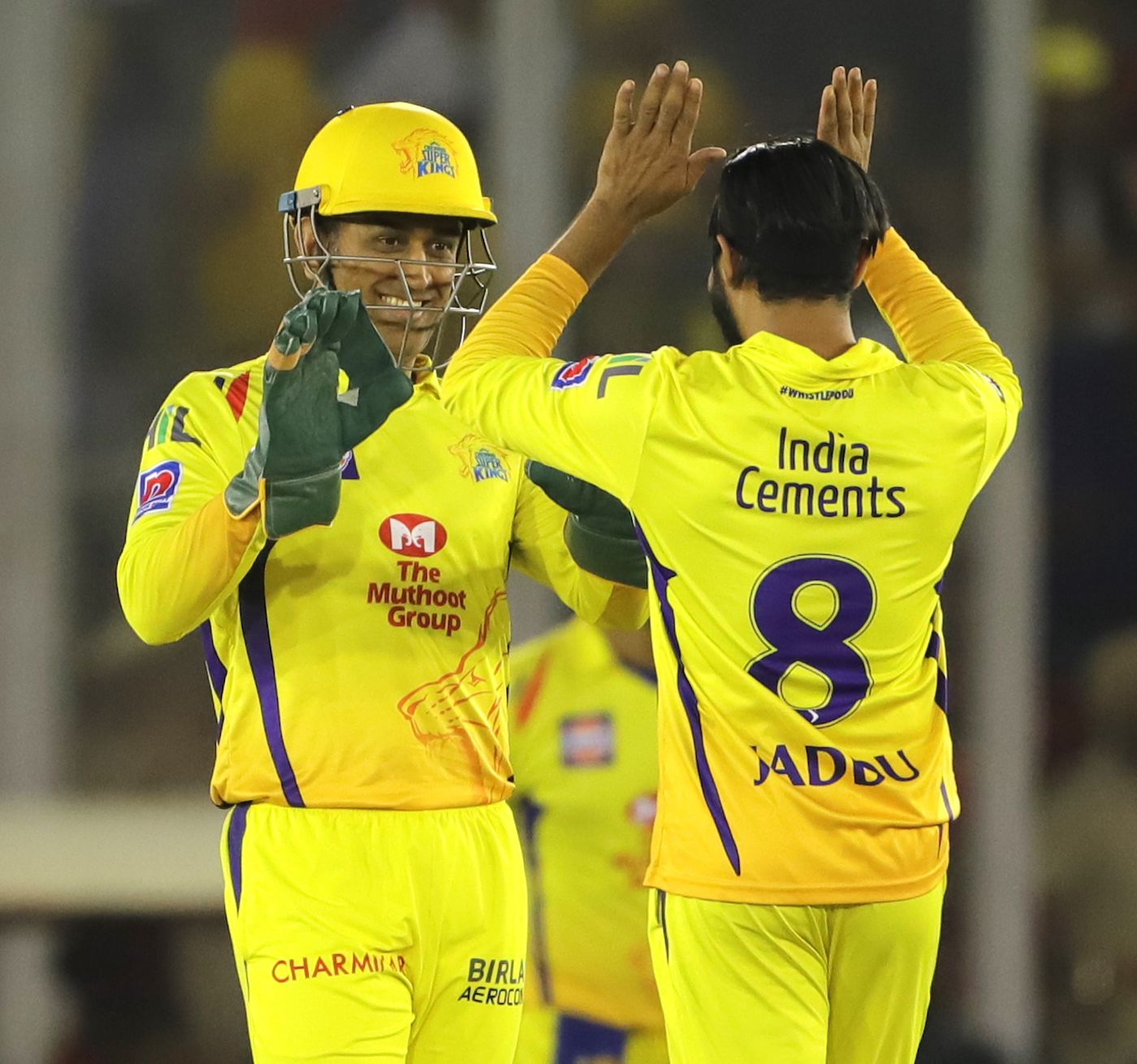 MS Dhoni and Ravindra Jadeja celebrate a wicket | ESPNcricinfo.com