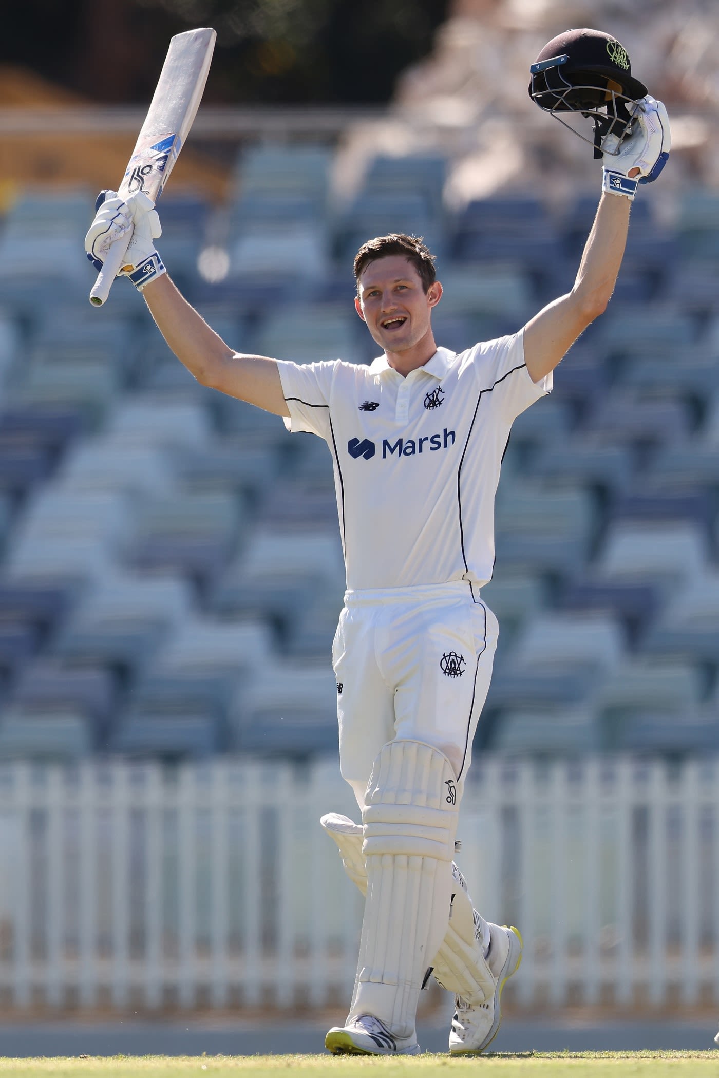 Cameron Bancroft celebrates his century | ESPNcricinfo.com