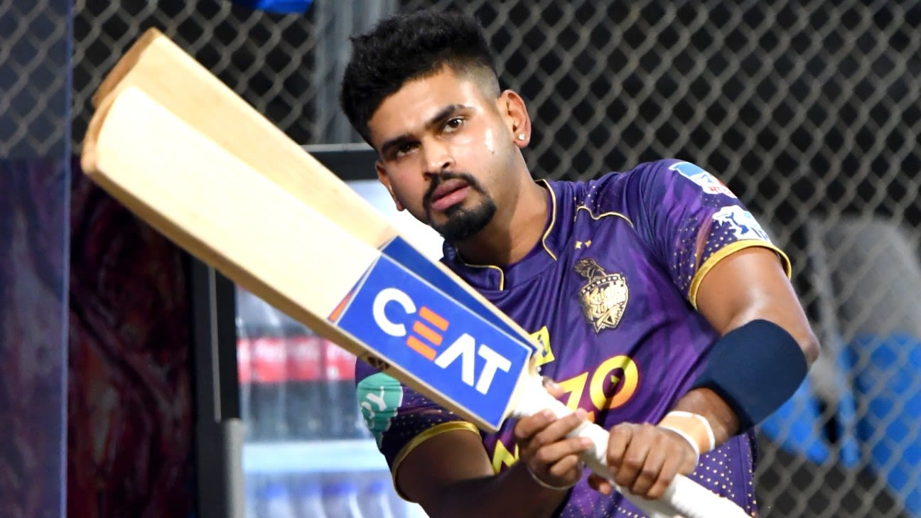 IPL 2024 Shreyas Iyer back as KKR captain ESPNcricinfo