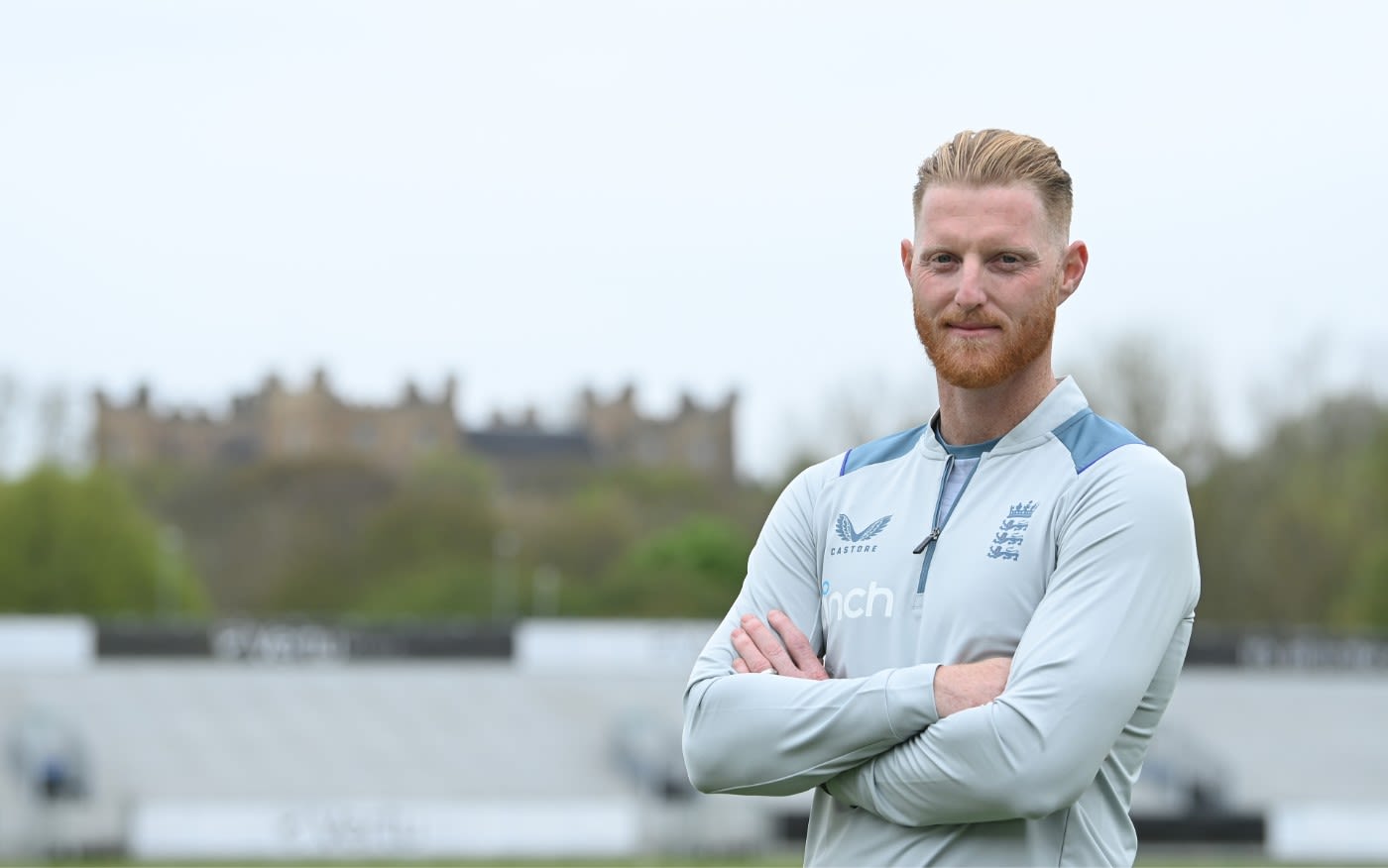 Ben Stokes Poses On The Outfield At Chester-le-Street After Being ...