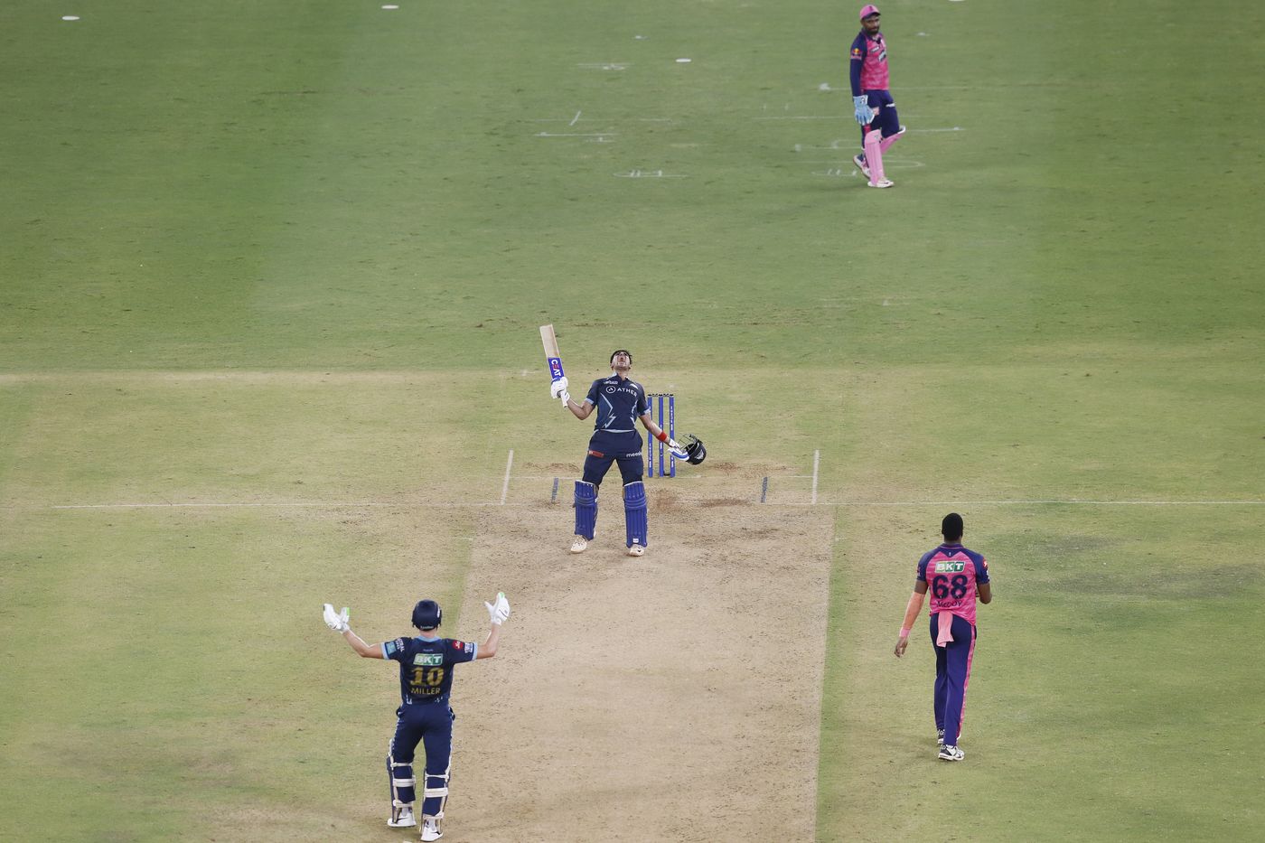 Shubman Gill is pumped up after hitting the winning six | ESPNcricinfo.com