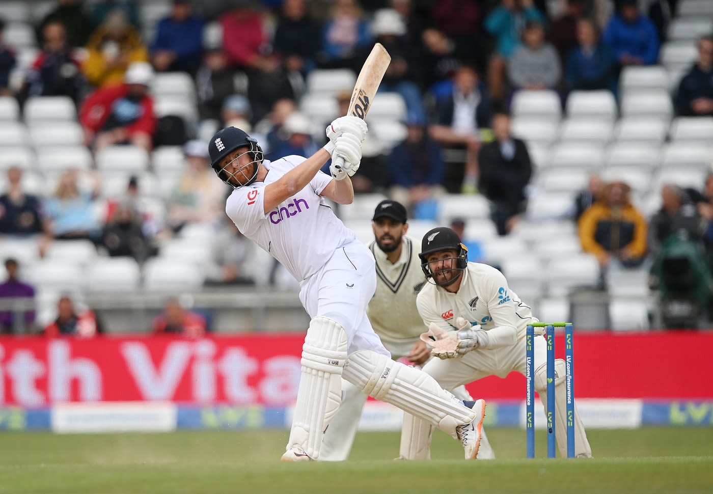 Jonny Bairstow skips down the ground | ESPNcricinfo.com