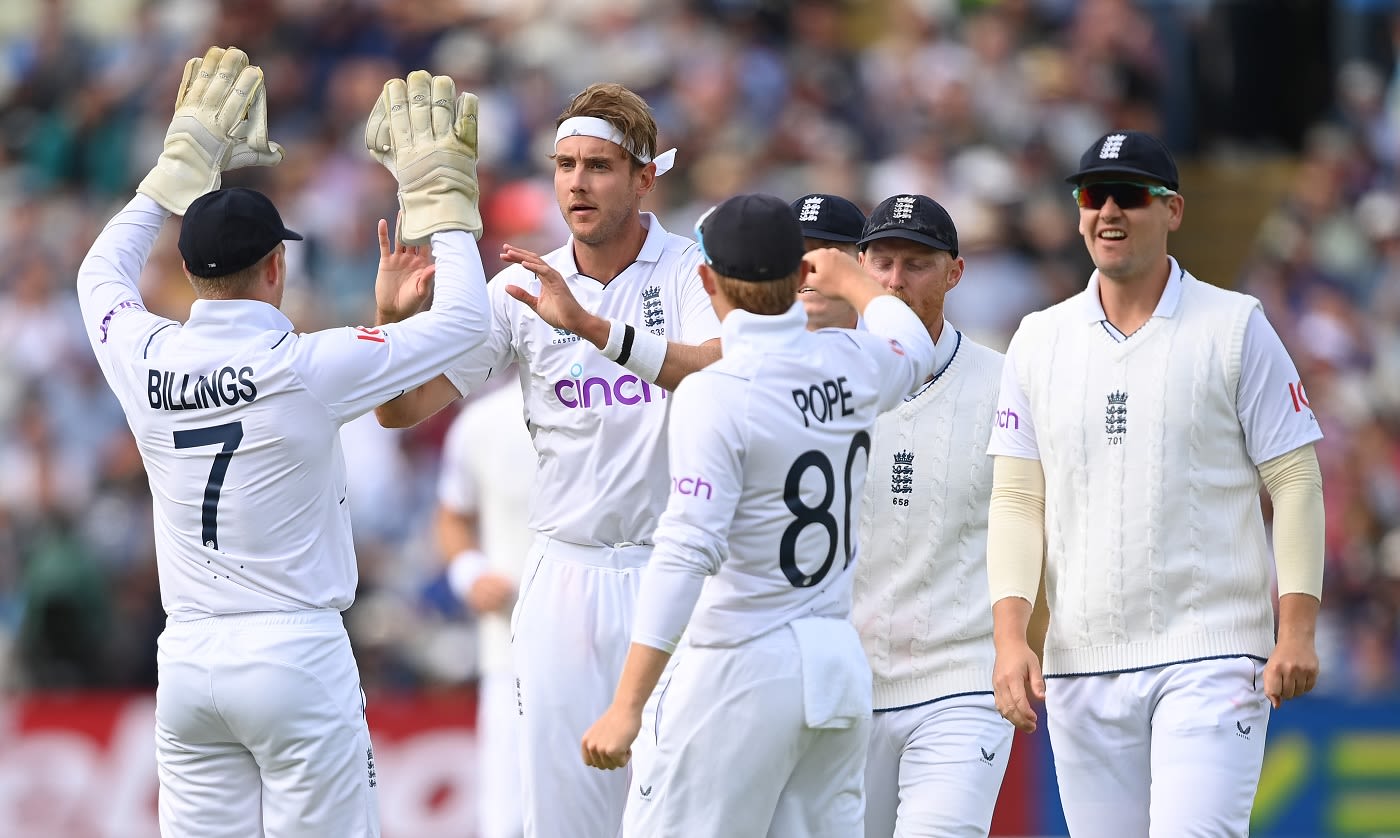 Umpire Richard Kettleborough and Joe Root discuss the state of the ball ...