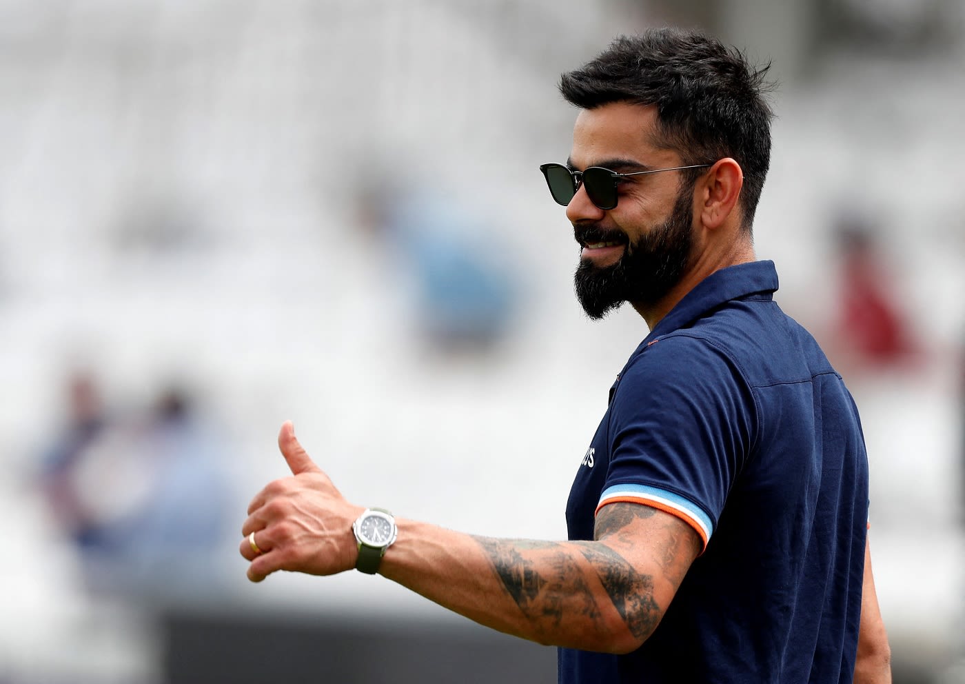 Virat Kohli had to sit out the first ODI due to a groin strain |  ESPNcricinfo.com