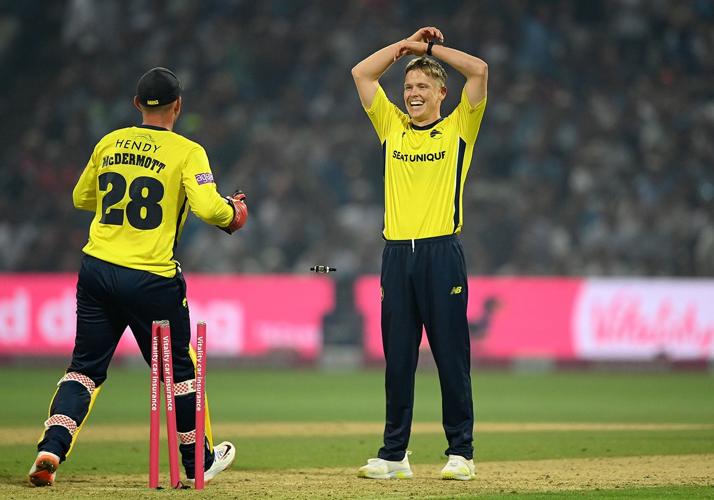Nathan Ellis celebrates victory | ESPNcricinfo.com