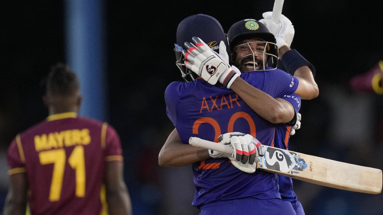 Rapport de match récent – Inde vs Antilles 3e ODI 2022