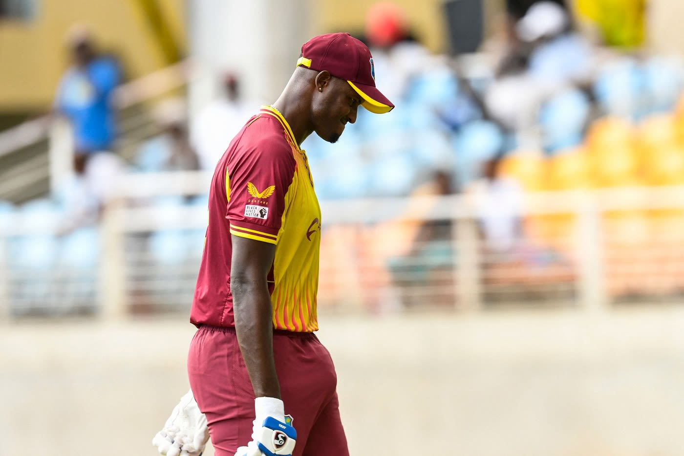 Jason Holder was the sixth West Indies wicket to fall inside the first