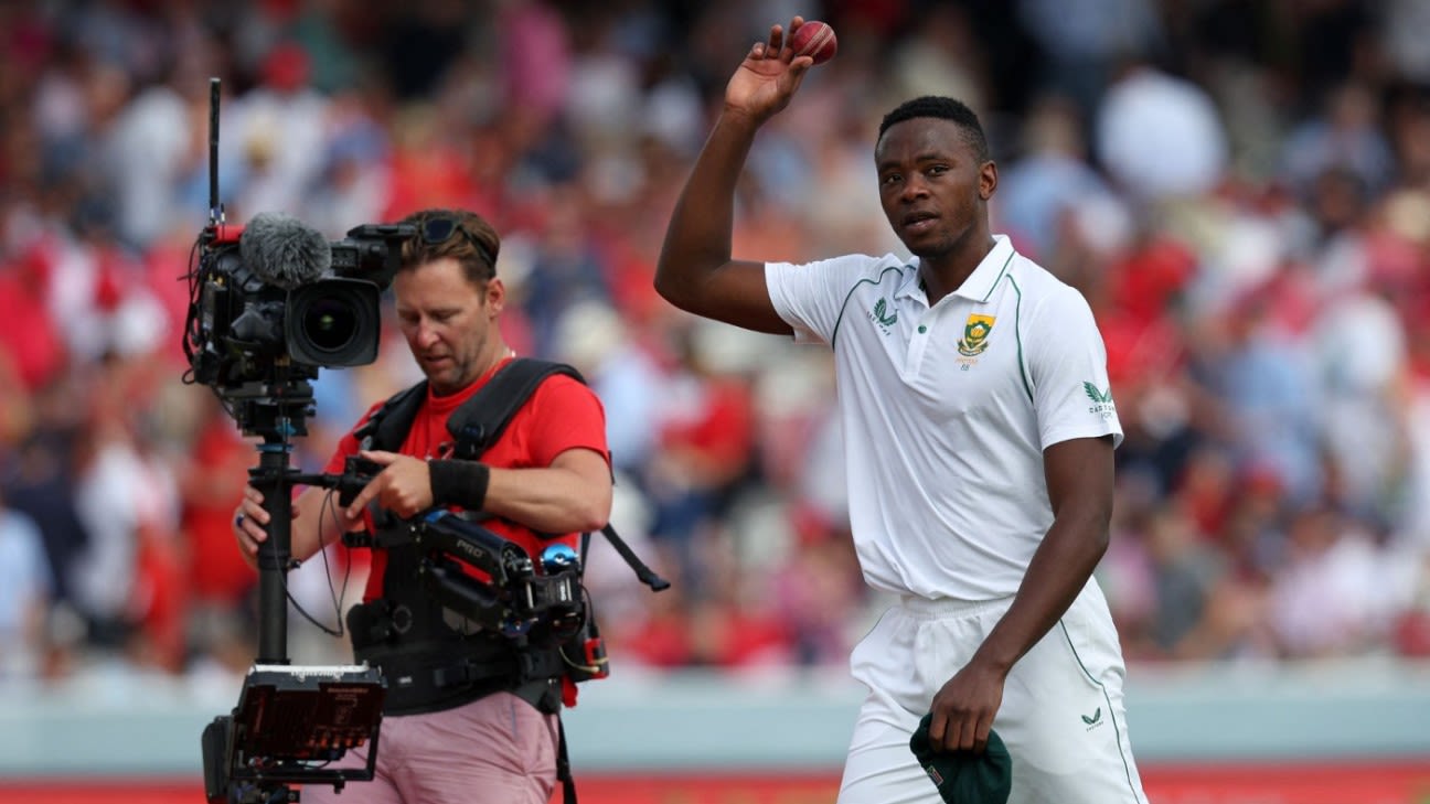Lord's haul pushes Rabada to No. 3 on Test bowlers' table thumbnail