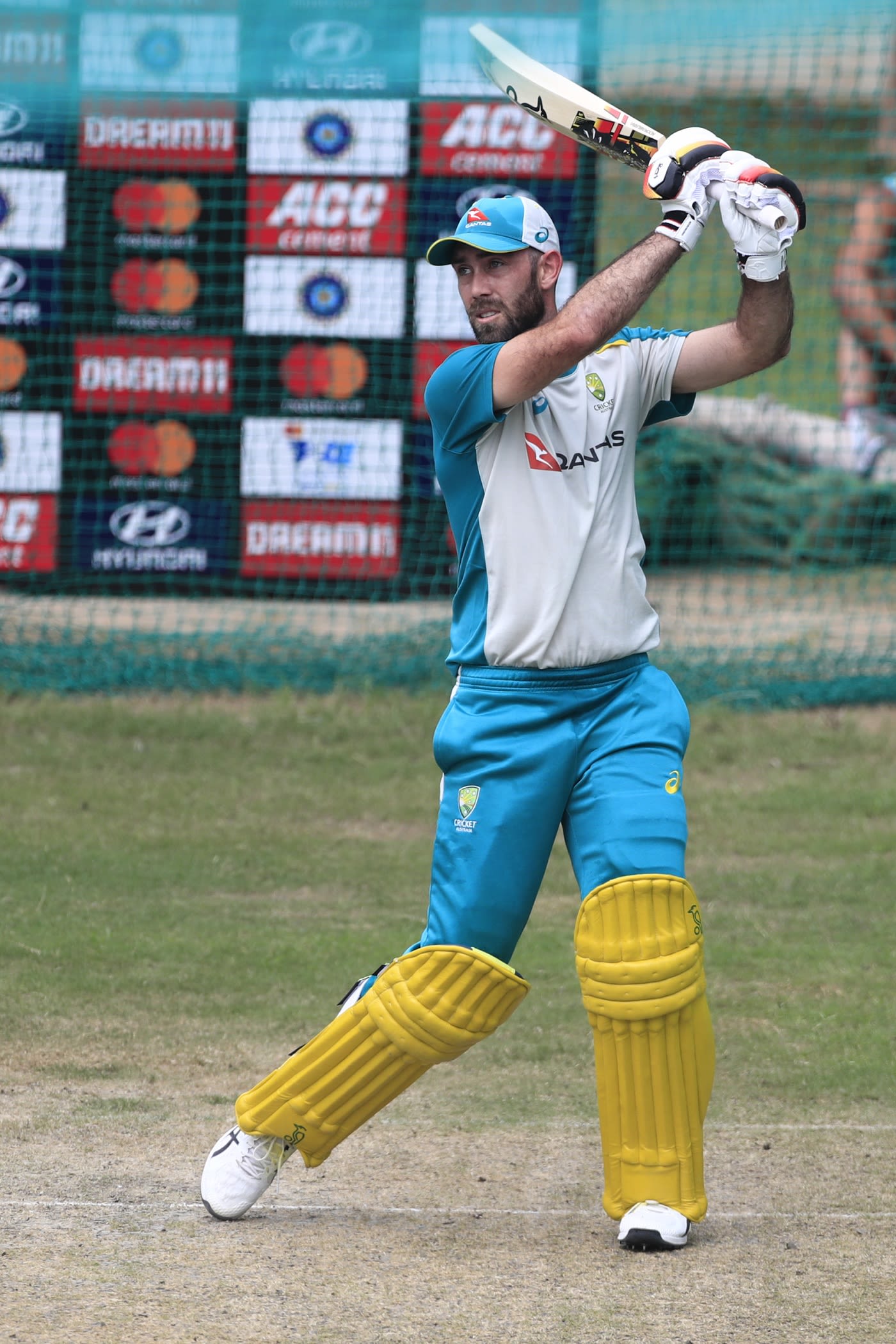 Glenn Maxwell Smacks One During Training Espncricinfo Glenn Maxwell Smacks One During Training Espncricinfo