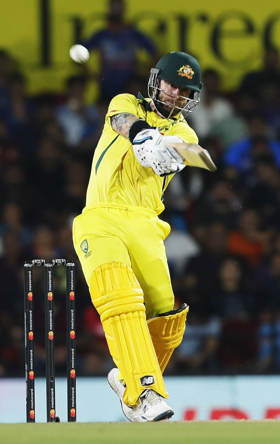 Matthew Wade slammed 43* in 20 balls to take Australia to an above-par ...