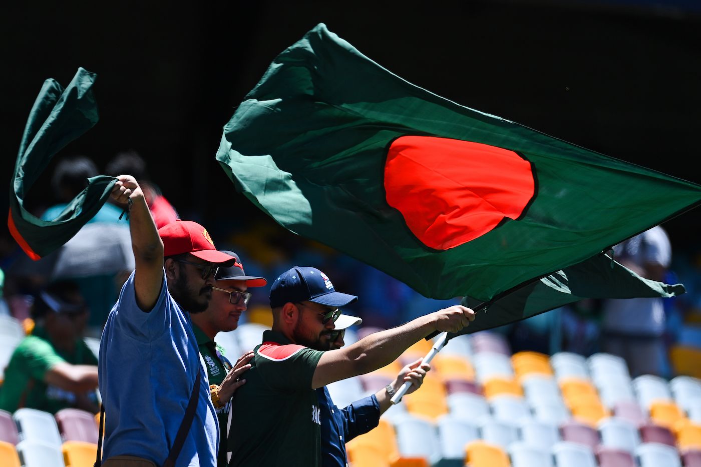 Bangladesh fans arrived on time, and in form, at the Gabba ...