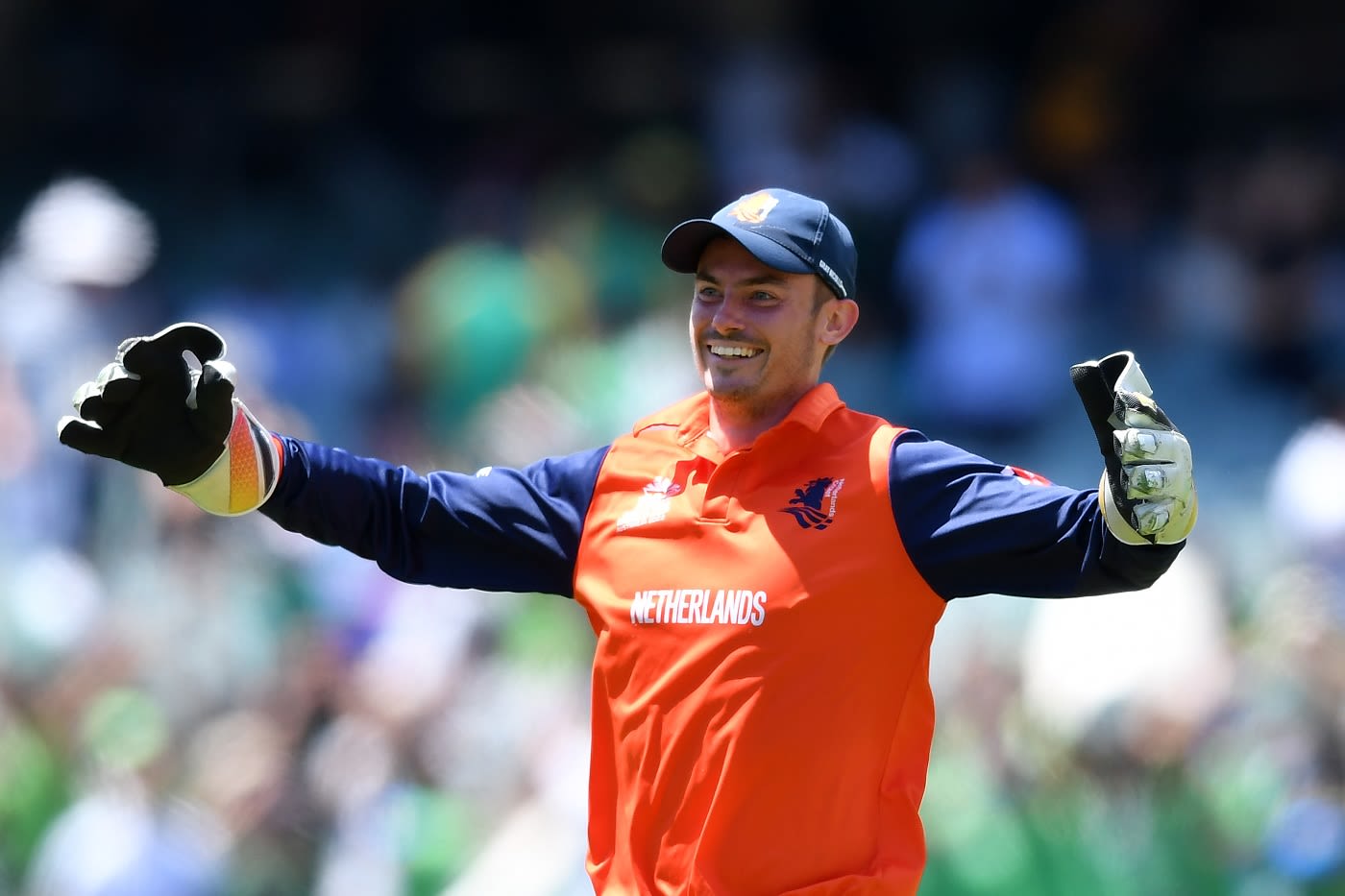 Scott Edwards is ecstatic after the win | ESPNcricinfo.com