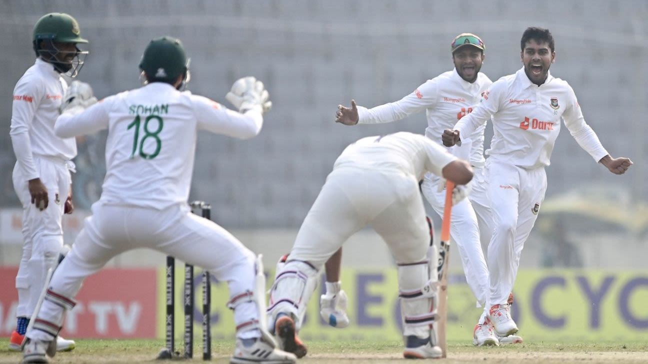 Ban Vs Ind, 2nd Test 2022 - Mehidy Hasan Miraz And Litton Das Stride ...