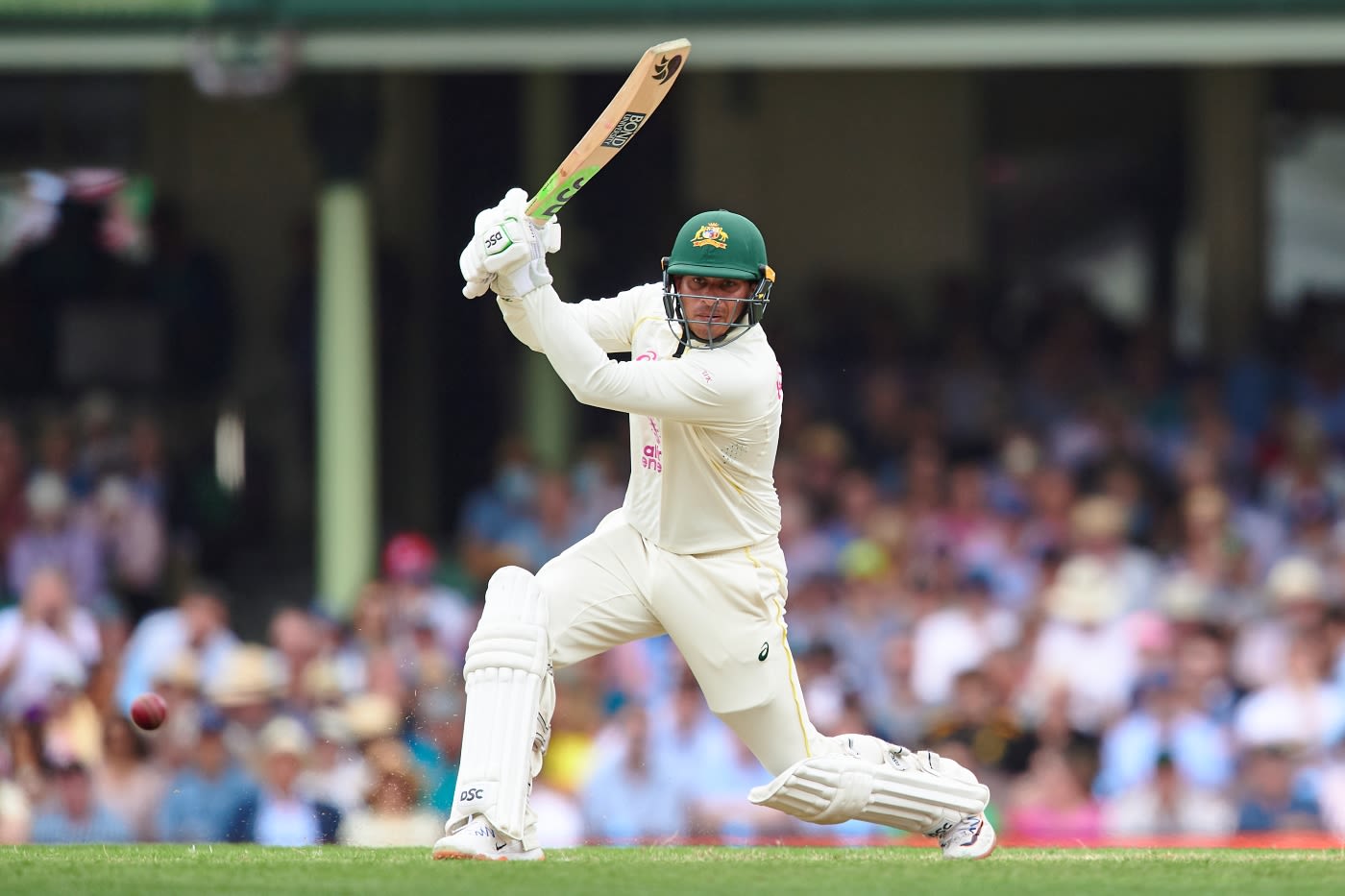 Usman Khawaja Drives Through The Covers Espncricinfo Com