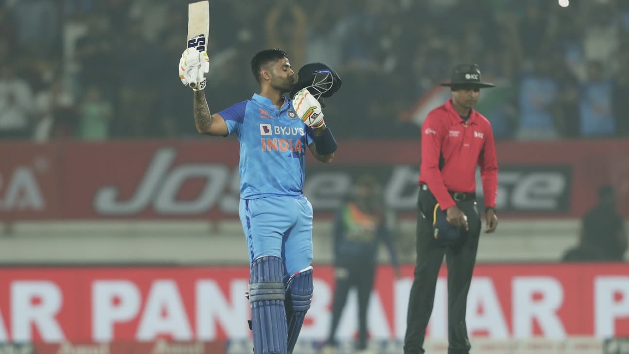 Suryakumar's stunning century propels India to 2-1 series win thumbnail