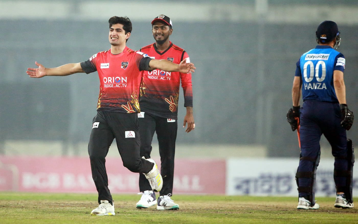 Naseem Shah Celebrates A Wicket