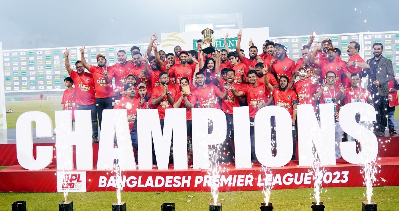 Comilla Victorians Celebrate Winning The BPL Title | ESPNcricinfo.com