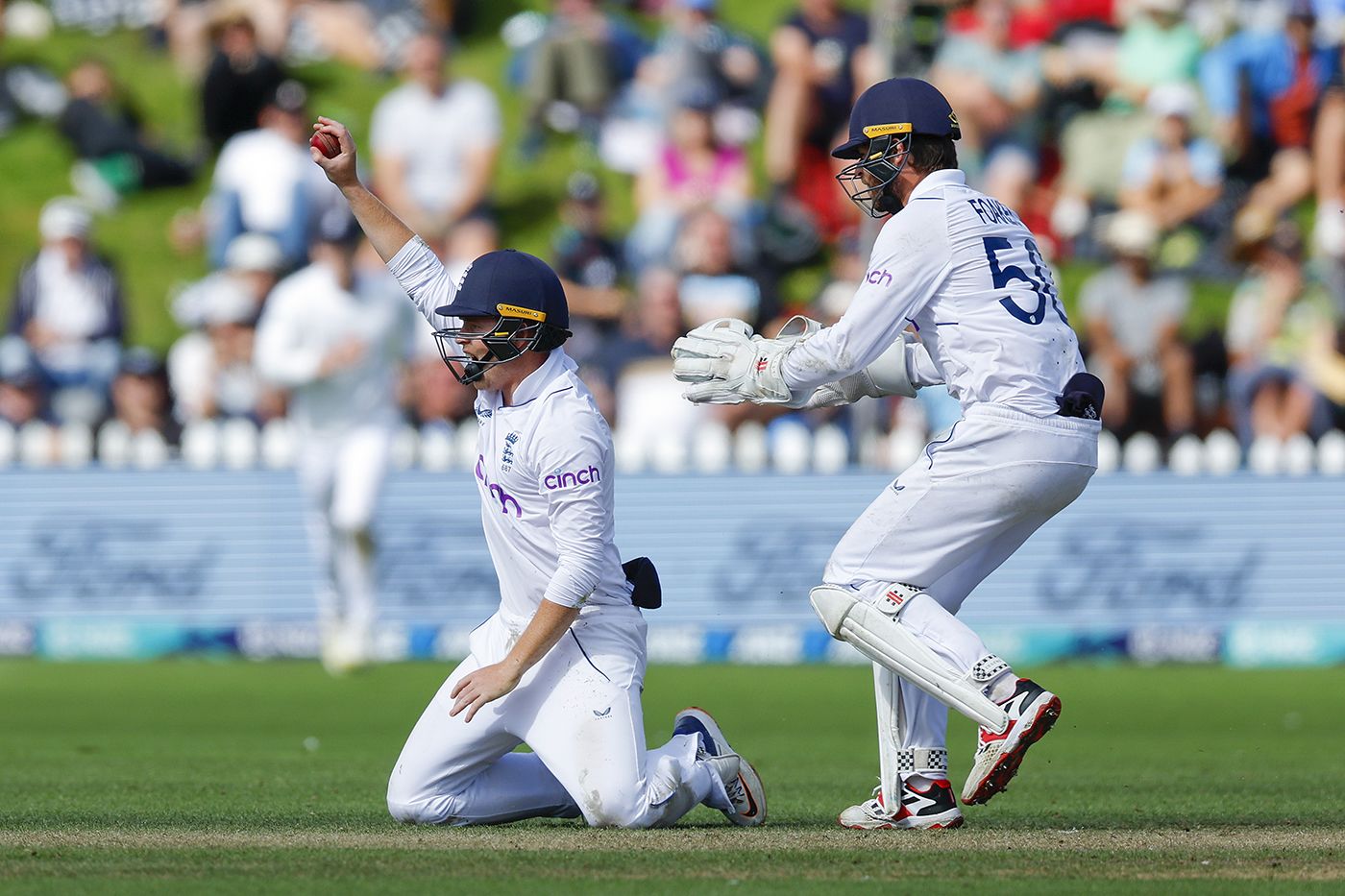 Ollie Pope took another brilliant catch at short leg