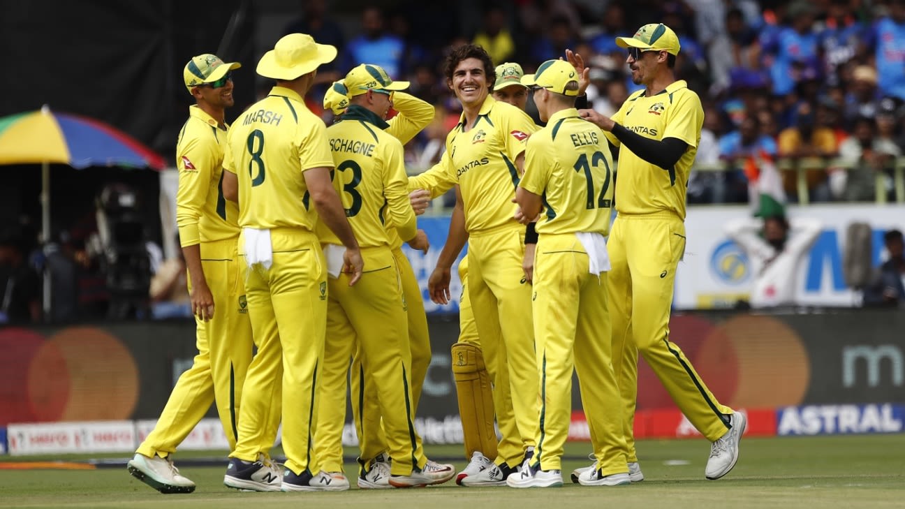 Australia retain No. 1 spot in ODI rankings after annual update