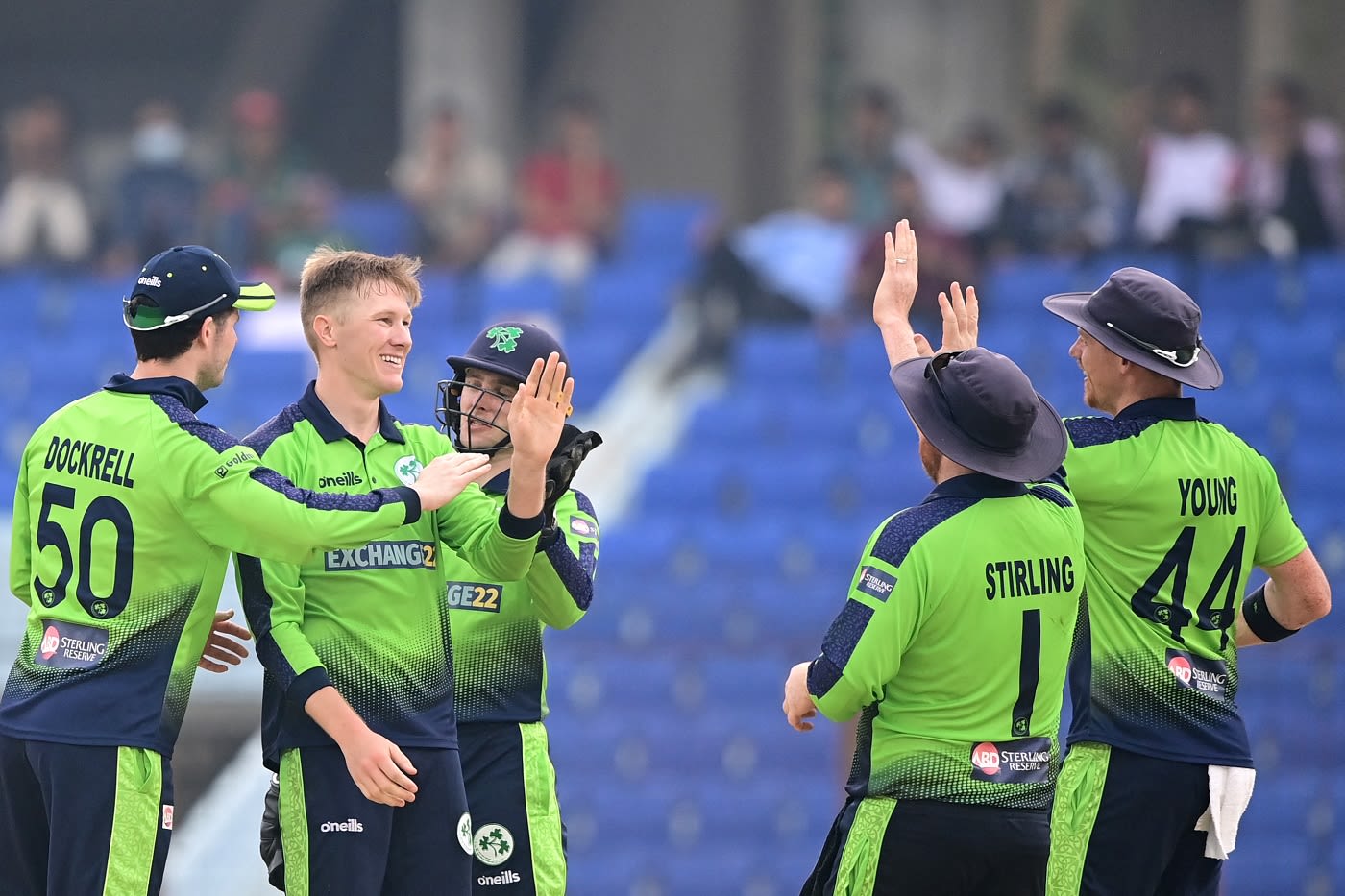 Harry Tector Celebrates A Wicket Espncricinfo Com