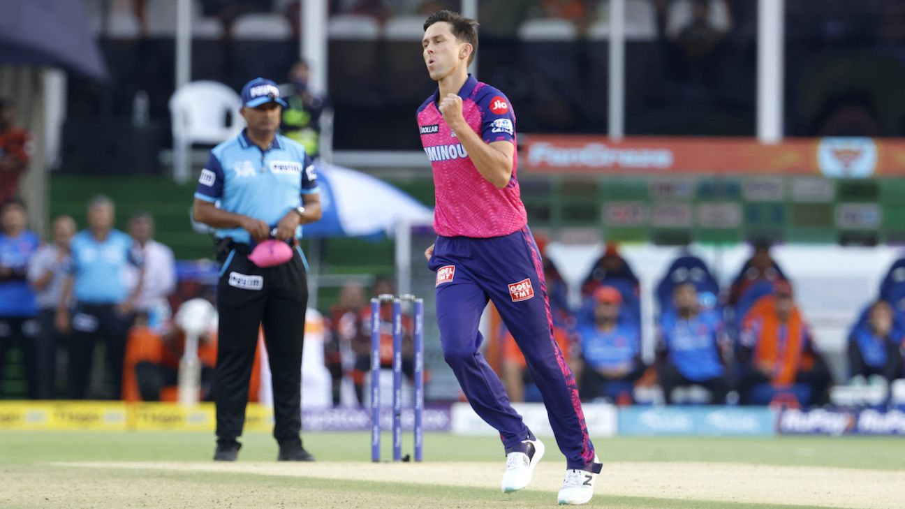 IPL Rajasthan vs Sunrisers Trent Boult the firstover phenom