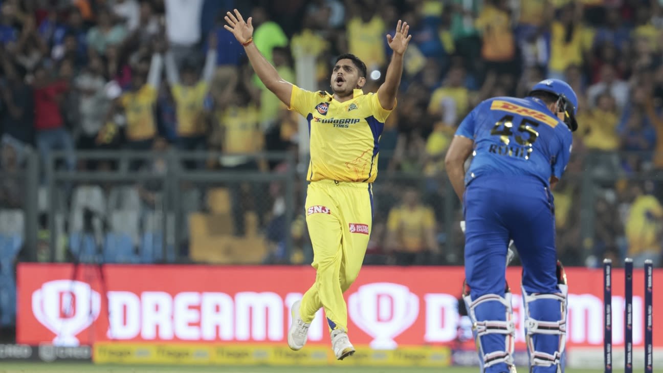 Tushar Deshpande's rise from being CSK's net bowler to bowling ...