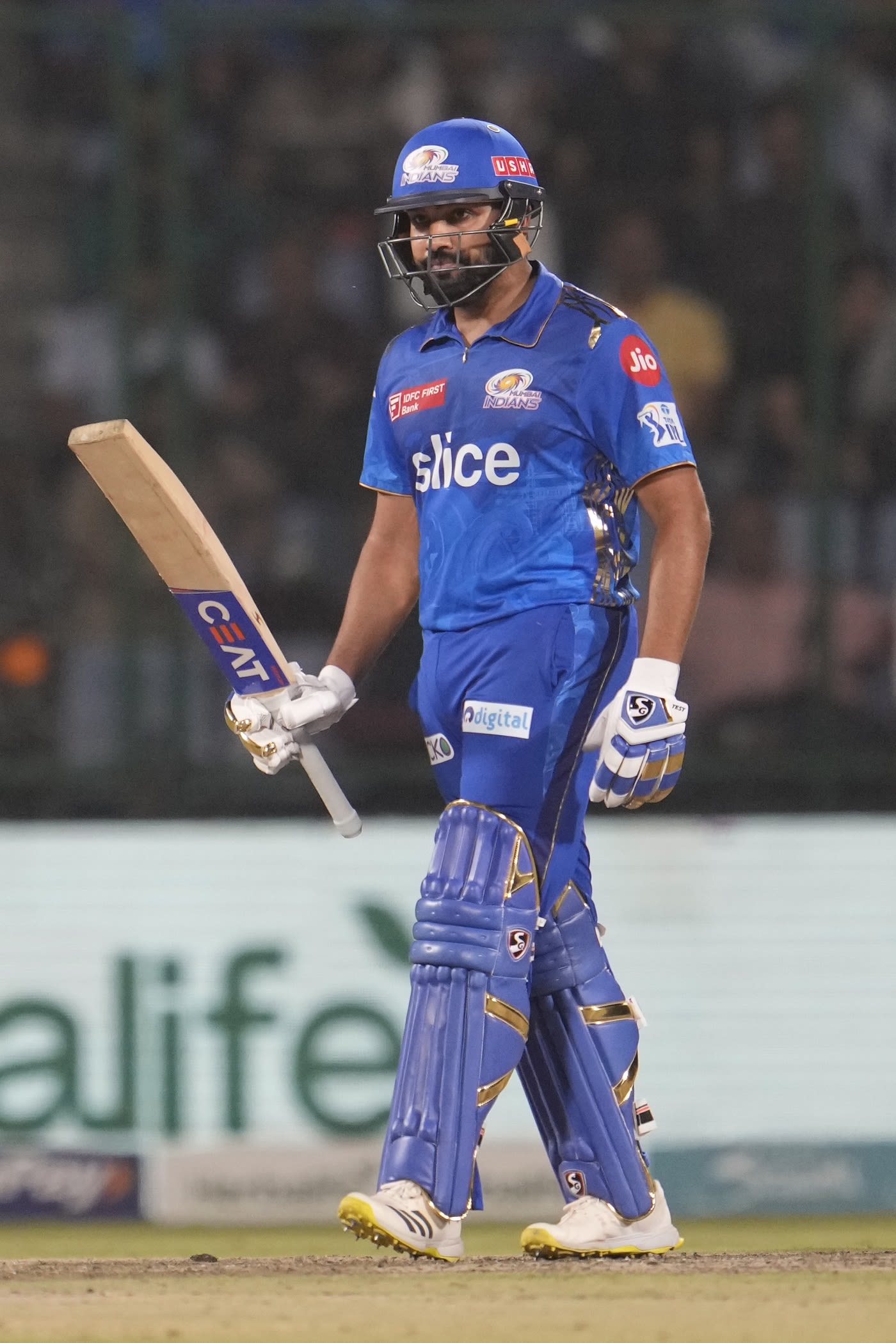 Rohit Sharma scored his first IPL halfcentury since April 2021