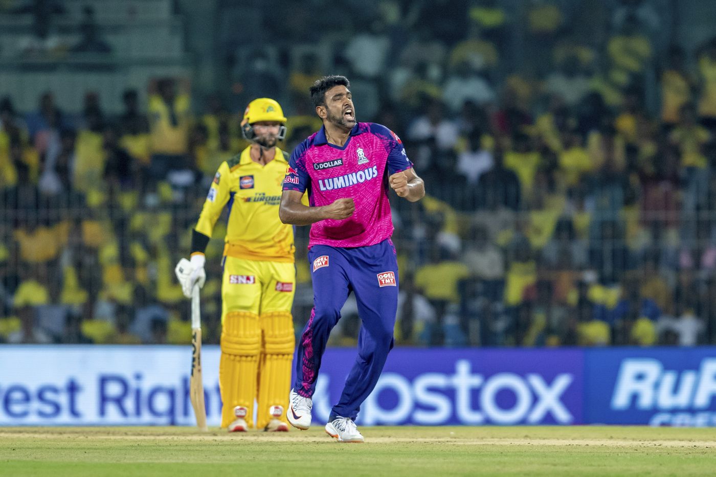 R Ashwin roars after yet another bit of success | ESPNcricinfo.com