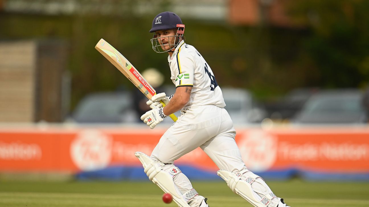 Notts once more really feel the warmth from Hain as Warwickshire rack them up